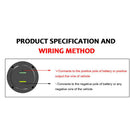 DC 12-24V Waterproof Dual USB Port Charger Quick Charge 3.0 LED Green