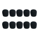 10pcs 25mm Soft Elastic Sponge Microphone Head Cover for Headset Sleeve Mic A