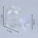 Aquariums Fish Feeders Glass Feeding Food Cup Plant Cup Fish Clear Dish Tray3C