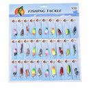 30x Good Assorted Metal Spinner Baits Fishing Spinners Lures Salmon Bass CCC