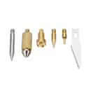 28pcs Wood Burning Pen Tips & Stencil Set Soldering Iron Working Carving Burner