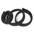 50pcs Black Cable Tie Nylon Straps Wire Hook & Loop Fasteners Organiser 24cm