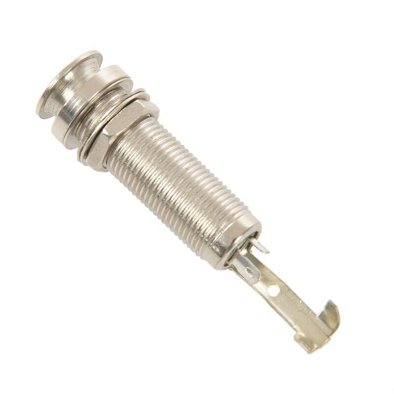 Cylinder Clip End Pin Mono Panel Output Jack Socket For Electric Guitar Bas