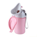Portable Hygiene Toilet Urinal Pots Travel Anti-leakage Potty (Girl Pink) A