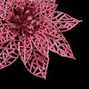 Decoration for Christmas Tree - elegant 13cm Sequin Flowers Suspended with
