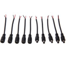 5pcs DC Connectors with Lock Buckle 5.5*2.1mm Male Female Jack Adapter
