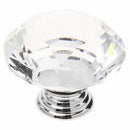 50MM 8 pcs Knob Crystal for wall cabinet drawer wardrobe cabinets kitchen f