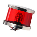 Boat 12V Red Navigation Light Port Durable Stainless Steel Ultra Bright Lamp