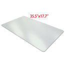 Clear Desk Pad, 35.5 inch X 17.7 inch Non-Slip Textured PVC Soft Desk Writi