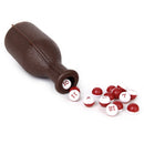 Billiard Kelly Pool Shaker Bottle With 16 Numbered Tally Balls Peas Marbles