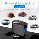 Dual USB Charger 2 Way Car Cigarette Lighter Socket Splitter Adapter DC 12V