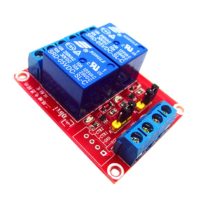 24V 2 Channel Relay Board Module For  Raspberry Pi ARM AVR DSP PIC