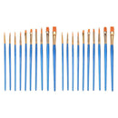 20pcs Watercolor Gouache Paint Brush Pen Nylon Hair Professional Art Supply