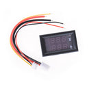 DC0-100V LED Mini Digital Voltmeter Volt Meter Gauge Voltage Panel Meter 3 wirME
