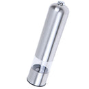 Electric Salt Pepper Grinder Automatic Mill Shaker Stainless Steel Cooking To^