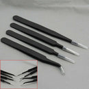 Professional 4x Antistatic Tweezers Repair Tool Kit For Electronics Implements
