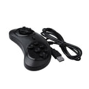 Gamepad Wired 6-Key Usb Game Controller Joypad For Sega Genesis / Md Pc / 2 N7Y6