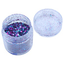 5 bottle Glitter Eye Shadow Nail Art Face Body Tatto Powder U6H2