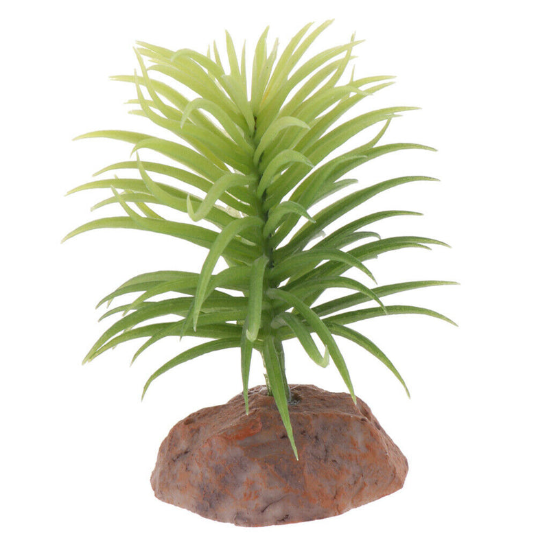 2x Water Plants Aquarium Ornament Landscape Reptiles