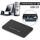 2.5" USB3.0 SDD HD Box HDD Hard Drive External Enclosure Brushed Metal Case