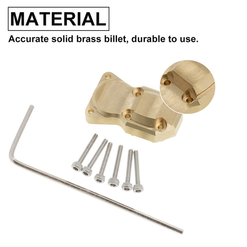 Replacement Parts 1:24 RC Crawler Car Brass Counterweight Lid For SCX24 AXI00002