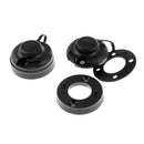 2pcs Black Round Flush Deck Mounting Base for Kayak Boat Fishing Rod Holder