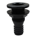 2pcs 1'' Black Plastic Marine Yacht Bilge