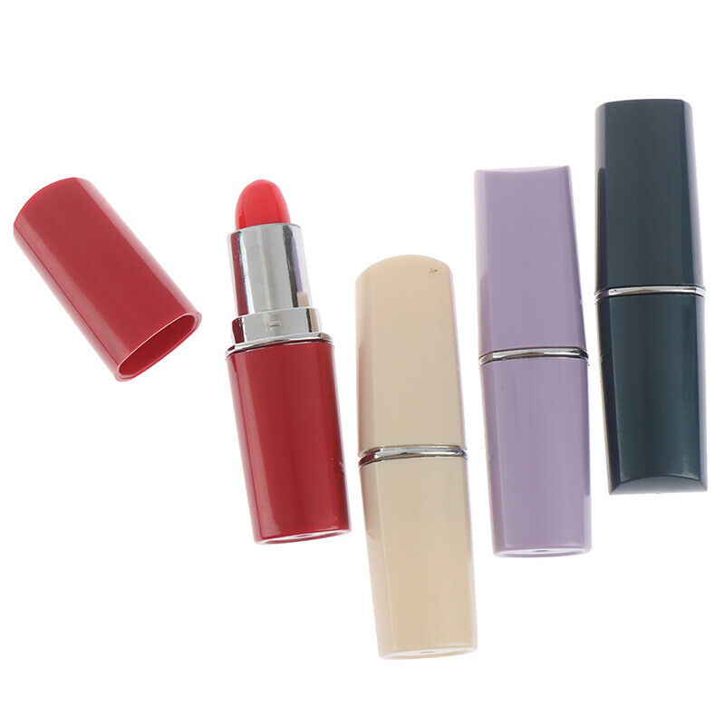 1pc Cute Secret Lipstick Shaped Stash Pills Box Holder Medicine Organizer C Hn