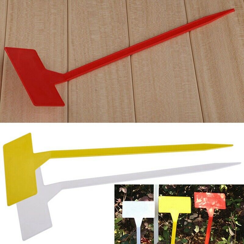 Gardens Planting Tools 50 Pcs Bonsai Plastic Plant Labels Garden Labels T-T P4C3