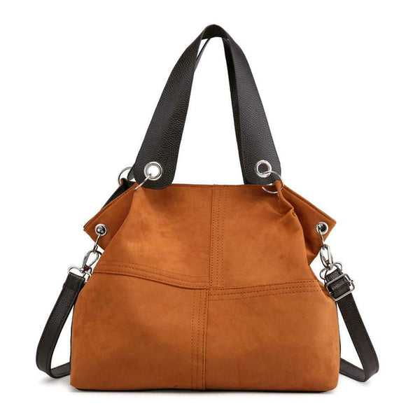 Shoulder Messenger Handbags Women Large Totes Crossbody Bags (Light Brown)