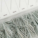 555pcs Steel Cotter Pin Assortment Clip Set Kit 6 Popular sizes
