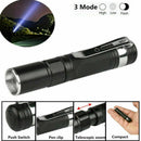 Waterproof 8000LM Pocket LED Flashlight Zoomable LED Torch Mini Penlight Light^^