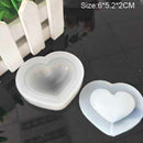 Water Injection Hollow Silicone Jewelry Molds Diy Craft Shells Heart Round