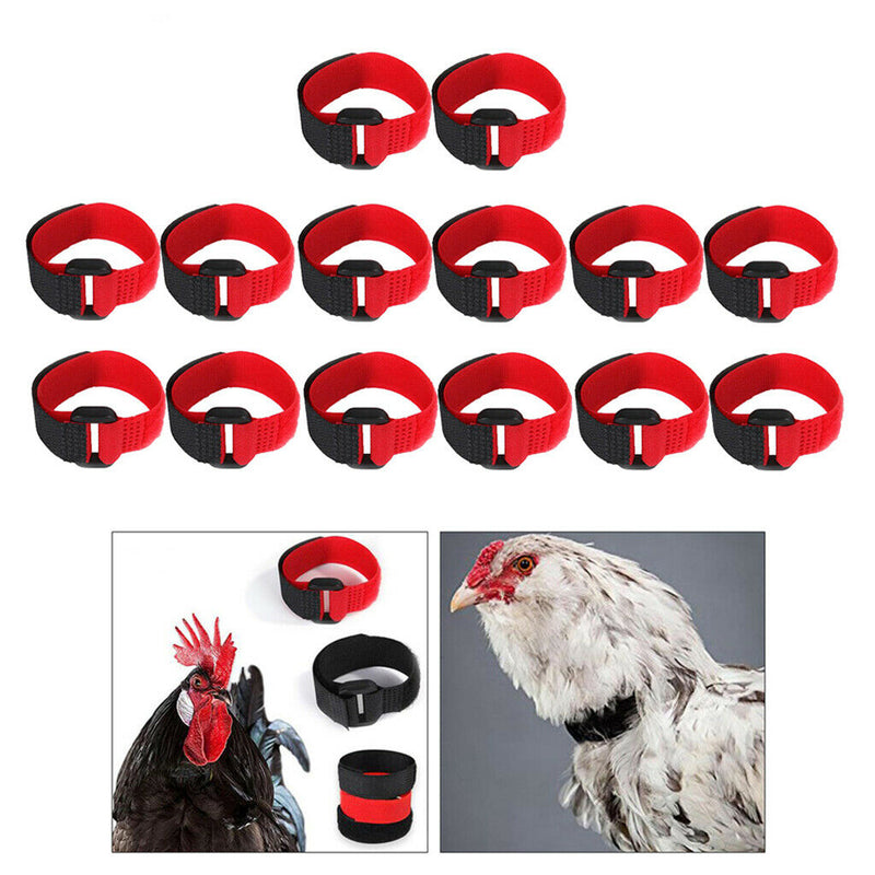 14pcs Rooster Collar Anti Crow Prevent Chicken from Screaming for Duck
