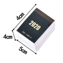 Small desk calendar 2020 mini can be torn I0U7 P7Y3
