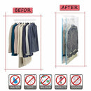 Vacuum Seal Storage Pack Bags,More Storage Clothes Space Bags,(2 Jumbo Hang X7U3
