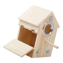 Bird Nests Box for Cages Parakeet Breeding Box Wood Budgie House for Lovebird
