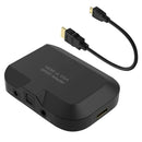 HDMI To VGA Adapter With 3.5mm Audio Optical Fiber Converter HDTV For Computer