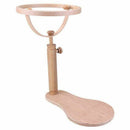 Height Adjustable Wood Embroidery Stand Hoop Craft Cross Stitch Needlework