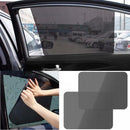 2Pcs Car Rear Window Side Sun Shade Cover Block Static Cling Sun Visor Shield