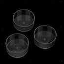100x Clear Tealight Cups Heat-Resistant Wax Containers Candle Mold Candle Holder
