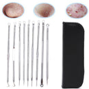 9x Blackhead Remover Tool Kit Spot Acne Pimple Comedone Extractor Popper Come JR