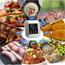 2 Stainless Steel Probe Digital Meat Thermometer Wireless Barbecue Diy Food