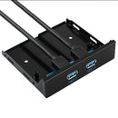 1 Piece Two USB 3.0 Connection Front Panel 3.5 "floppy Disk Drive Space