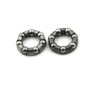 2 x Bicycle Rear Wheel Axle 1/4 Inch x 7 Ball Bearing Cages Pair Bike BX