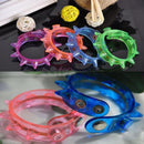 Flashing LED Rivet Party Bracelet Wristband Dance Disco Bangle Light Up Rave ~ï¼ˆ