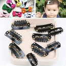 Stainless Steel Wig-Clips 6 Teeth Snap Comb Hair Extension Clips 28mm Hot  YHQ