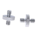 2PCS 1/4" 1/4" Male to 1/4" Male Threaded Screw Adapter