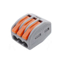 222-413(Pct213)10Pcs/Box Gray Mini Fast Connector Push-In Conductor,Wire Co