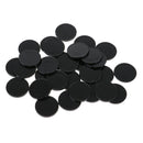 30x Round Black Plastic Bases 22mm - for Infinity,  RPG Wargaming